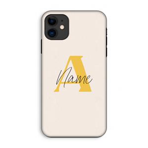 CaseCompany Amber Script: iPhone 11 Tough Case
