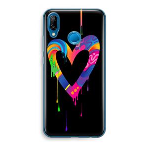 CaseCompany Melts My Heart: Huawei P20 Lite Transparant Hoesje