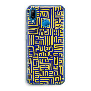 CaseCompany Majorelle Blue Print: Huawei P20 Lite Transparant Hoesje