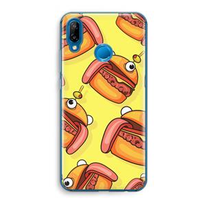 CaseCompany Hamburger: Huawei P20 Lite Transparant Hoesje