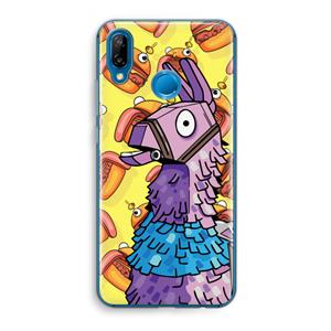 CaseCompany Loot Burger: Huawei P20 Lite Transparant Hoesje