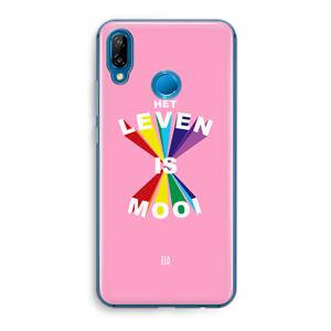 CaseCompany Het Leven Is Mooi: Huawei P20 Lite Transparant Hoesje