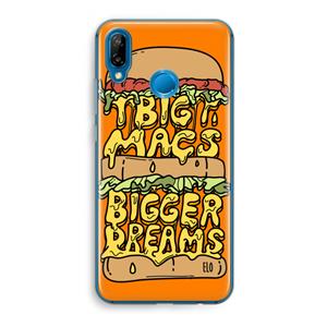 CaseCompany Big Macs Bigger Dreams: Huawei P20 Lite Transparant Hoesje