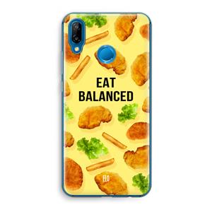 CaseCompany Eat Balanced: Huawei P20 Lite Transparant Hoesje
