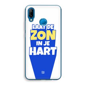 CaseCompany Laat de zon in je hart: Huawei P20 Lite Transparant Hoesje
