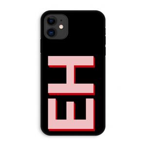 CaseCompany Monogram: iPhone 11 Tough Case