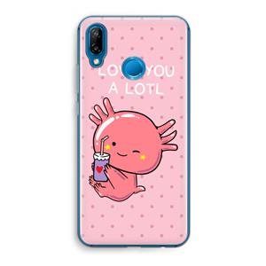 CaseCompany Love You A Lotl: Huawei P20 Lite Transparant Hoesje
