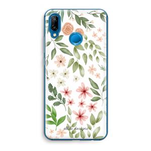 CaseCompany Botanical sweet flower heaven: Huawei P20 Lite Transparant Hoesje