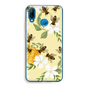 CaseCompany No flowers without bees: Huawei P20 Lite Transparant Hoesje