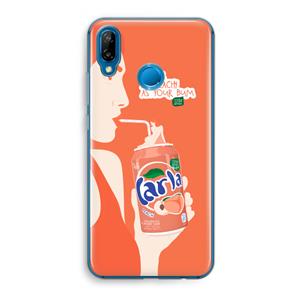 CaseCompany Peach please!: Huawei P20 Lite Transparant Hoesje