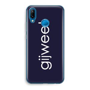 CaseCompany Gijweet: Huawei P20 Lite Transparant Hoesje