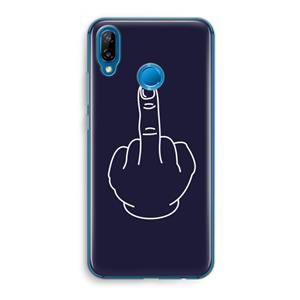 CaseCompany F**k U: Huawei P20 Lite Transparant Hoesje