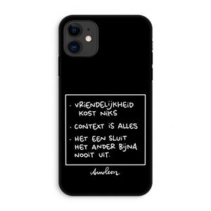 CaseCompany Mijn Motto's: iPhone 11 Tough Case