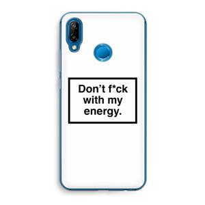 CaseCompany My energy: Huawei P20 Lite Transparant Hoesje