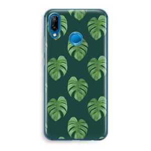 CaseCompany Monstera leaves: Huawei P20 Lite Transparant Hoesje