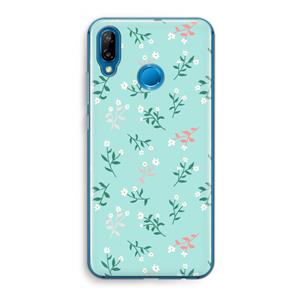 CaseCompany Small white flowers: Huawei P20 Lite Transparant Hoesje