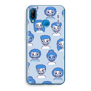 CaseCompany Gezichtjes: Huawei P20 Lite Transparant Hoesje
