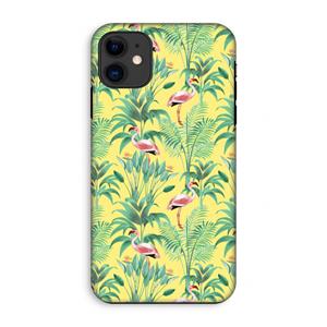 CaseCompany Flamingo party: iPhone 11 Tough Case