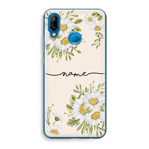 CaseCompany Daisies: Huawei P20 Lite Transparant Hoesje