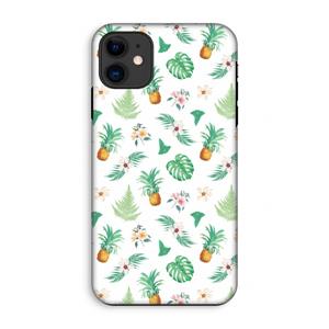 CaseCompany Ananas bladeren: iPhone 11 Tough Case
