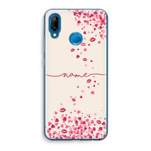 CaseCompany Hartjes en kusjes: Huawei P20 Lite Transparant Hoesje
