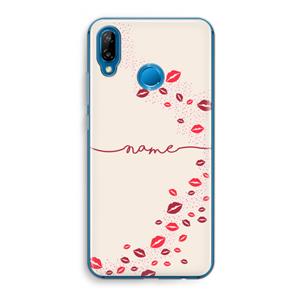 CaseCompany Kusjes: Huawei P20 Lite Transparant Hoesje