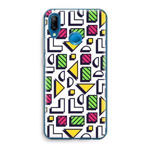 CaseCompany 8-bit N°4: Huawei P20 Lite Transparant Hoesje