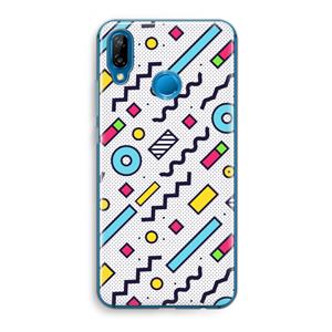 CaseCompany 8-bit N°8: Huawei P20 Lite Transparant Hoesje