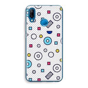 CaseCompany 8-bit N°9: Huawei P20 Lite Transparant Hoesje