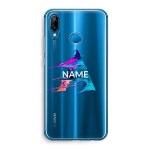 CaseCompany Abstract Spectrum: Huawei P20 Lite Transparant Hoesje