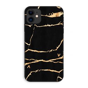 CaseCompany Gouden marmer: iPhone 11 Tough Case