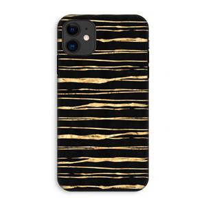 CaseCompany Gouden strepen: iPhone 11 Tough Case