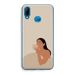 CaseCompany Fresh coffee: Huawei P20 Lite Transparant Hoesje