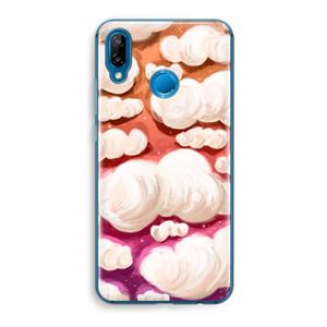 CaseCompany Katoen Wolken: Huawei P20 Lite Transparant Hoesje