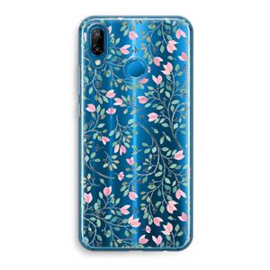 CaseCompany Sierlijke bloemen: Huawei P20 Lite Transparant Hoesje
