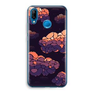 CaseCompany Patroon Wolken: Huawei P20 Lite Transparant Hoesje