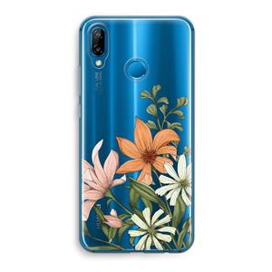 CaseCompany Floral bouquet: Huawei P20 Lite Transparant Hoesje