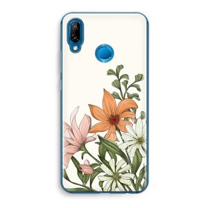 CaseCompany Floral bouquet: Huawei P20 Lite Transparant Hoesje