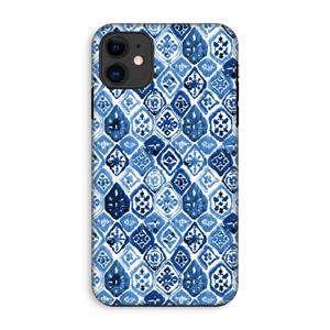 CaseCompany Blauw motief: iPhone 11 Tough Case