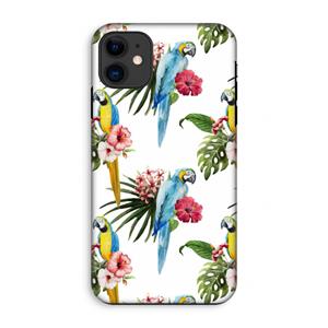 CaseCompany Kleurrijke papegaaien: iPhone 11 Tough Case