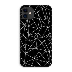 CaseCompany Geometrische lijnen wit: iPhone 11 Tough Case
