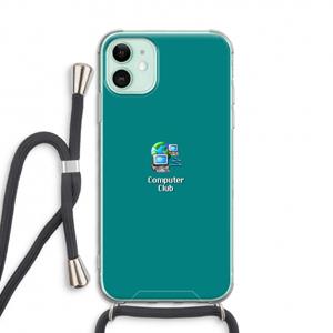 CaseCompany Win98: iPhone 11 Transparant Hoesje met koord