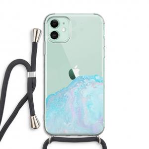CaseCompany Fantasie pastel: iPhone 11 Transparant Hoesje met koord