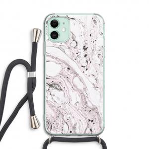 CaseCompany Mengelmoes: iPhone 11 Transparant Hoesje met koord