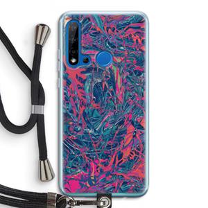 CaseCompany Sleeping Dreams: Huawei P20 Lite (2019) Transparant Hoesje met koord