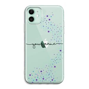 CaseCompany Sterren: iPhone 11 Transparant Hoesje