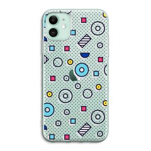 CaseCompany 8-bit N°9: iPhone 11 Transparant Hoesje