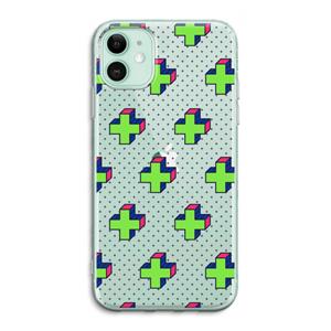 CaseCompany 8-bit N°10: iPhone 11 Transparant Hoesje