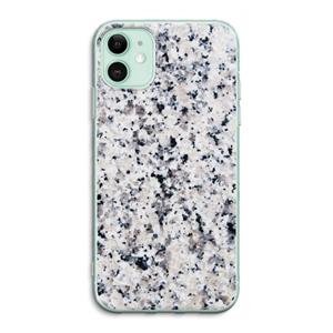 CaseCompany Gespikkelde marmer: iPhone 11 Transparant Hoesje