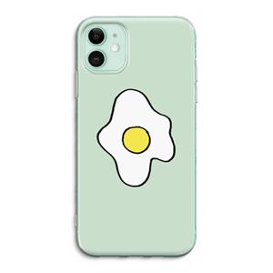 CaseCompany Spiegelei: iPhone 11 Transparant Hoesje